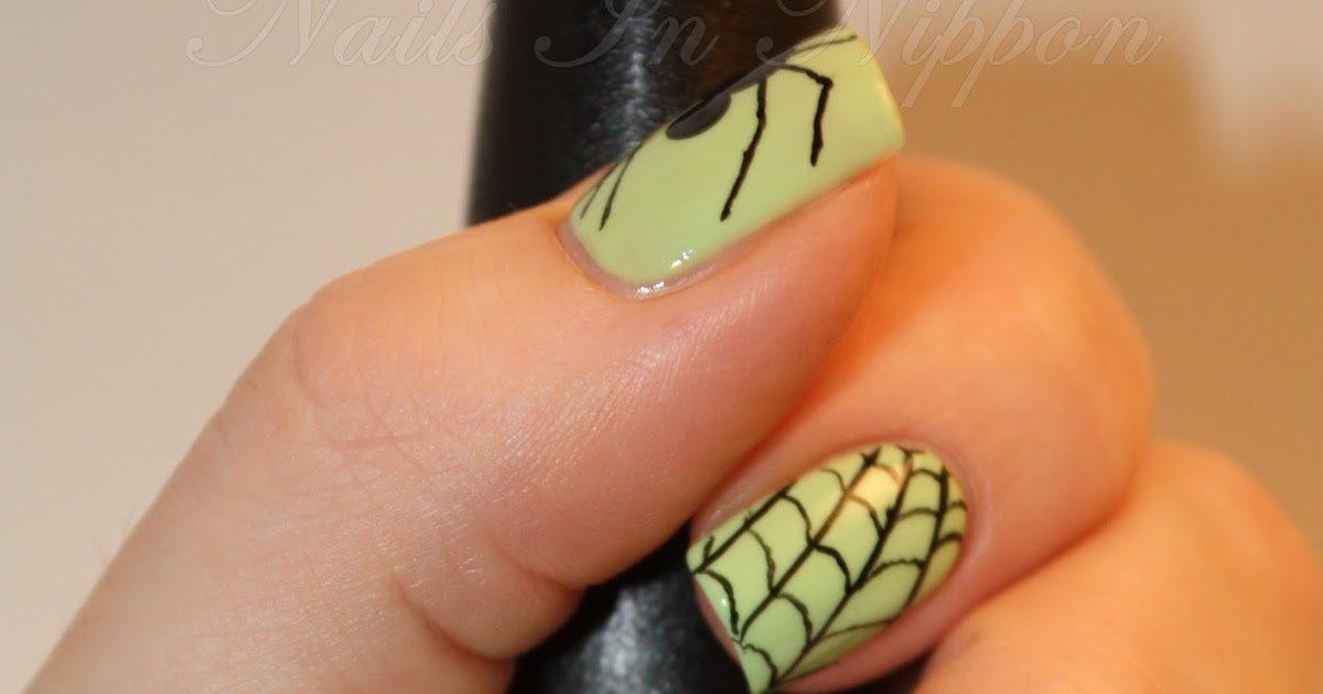Nails In Nippon Halloween Spiders And s Tutorial
