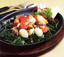 Resep Masakan Kangkung Belacan Hotplate