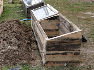 Another raised bed is completed Another raised bed is completed