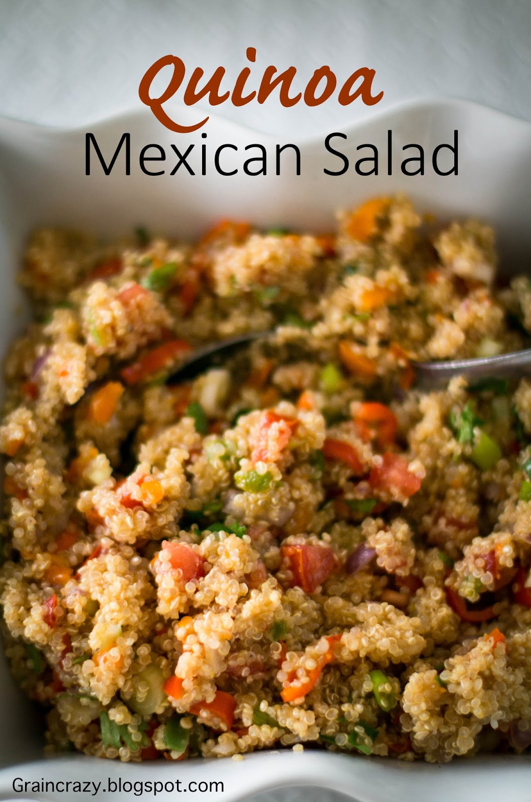 Grain Crazy Quinoa Mexican Salad Candida Diet Recipe