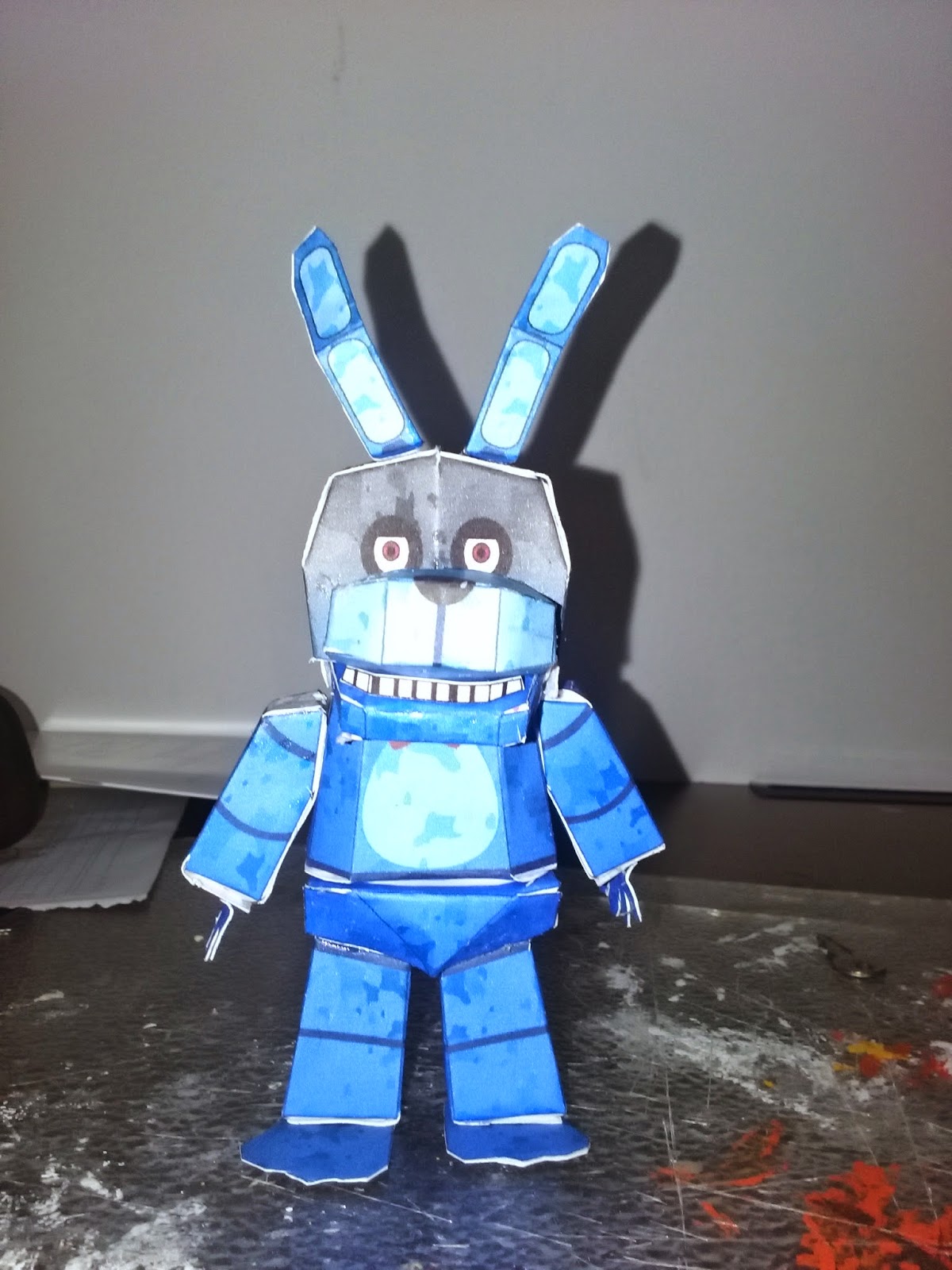 nick si3r1a papercraft bonnie five night at freddy`s