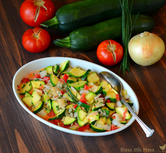 Zucchini Side Dish — Bless this Mess