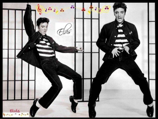 Elvis Presley "el Rey del rock and roll"