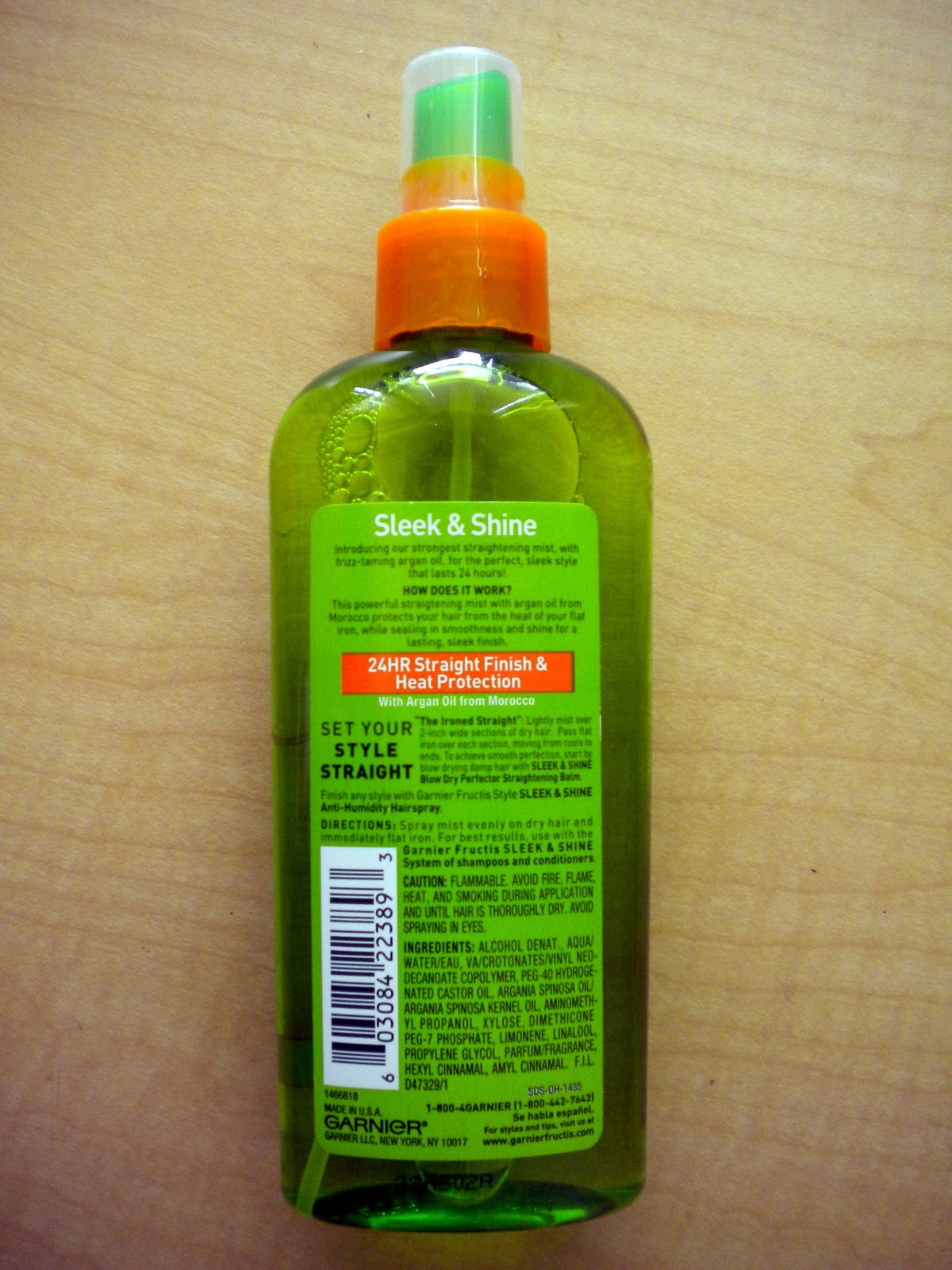 Garnier Fructis Heat Protectant Review Vitamin C Goodness