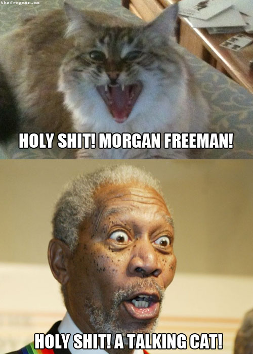 Morgan Freeman Talking