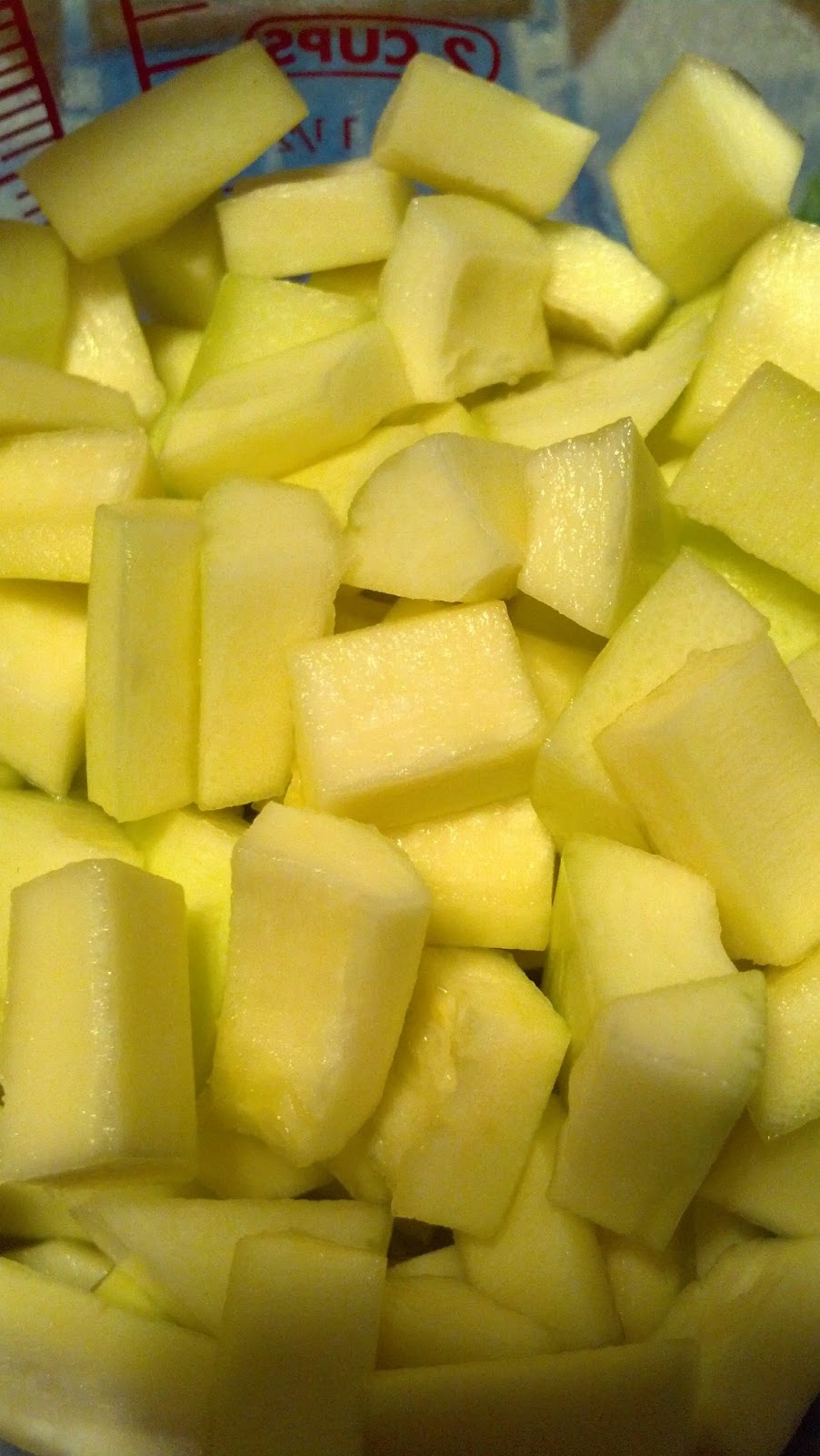 An Onion Exposed Zucchini Fruit Snacks