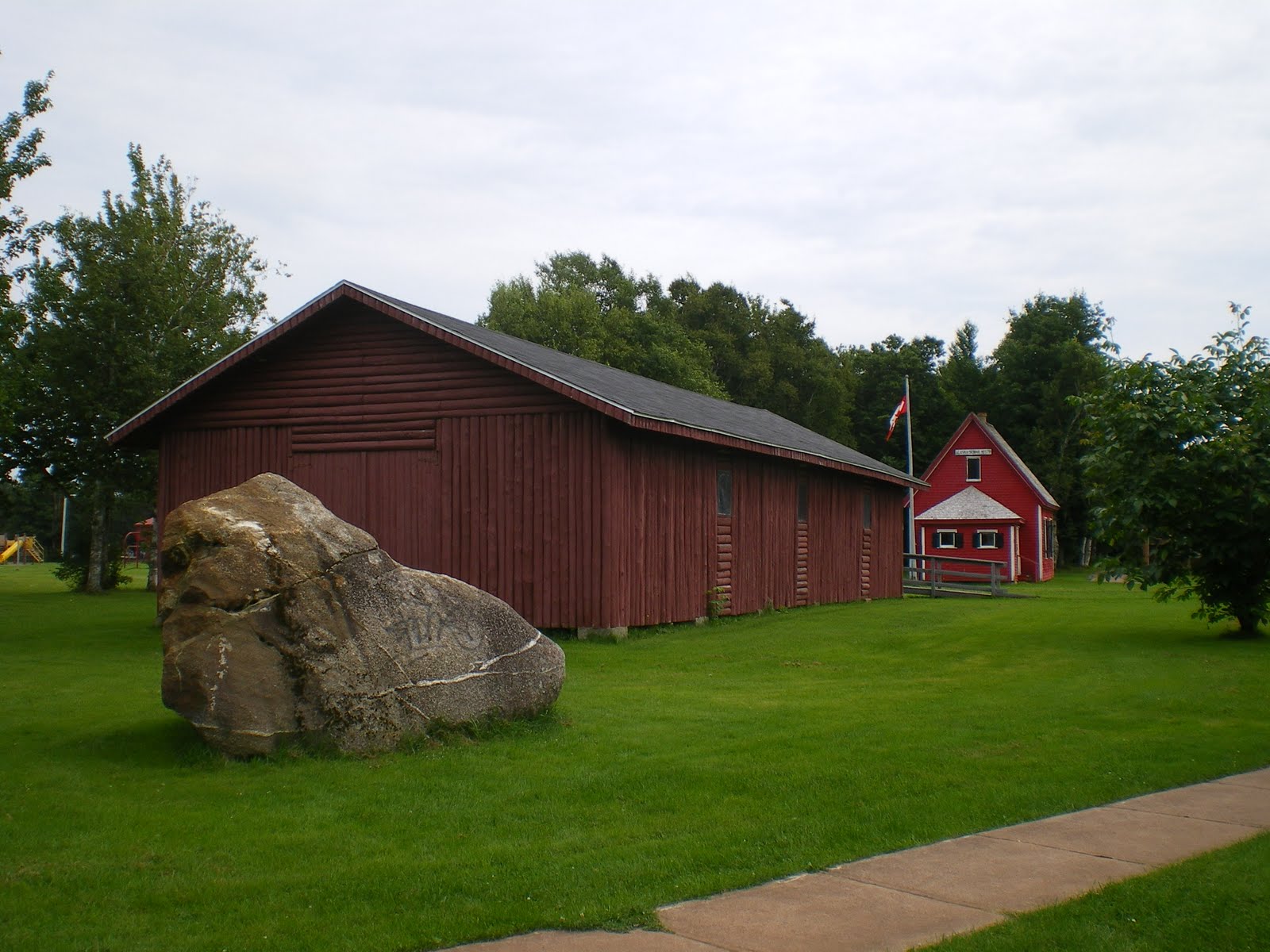 P.E.I. Heritage Buildings Log Barn, O'Leary