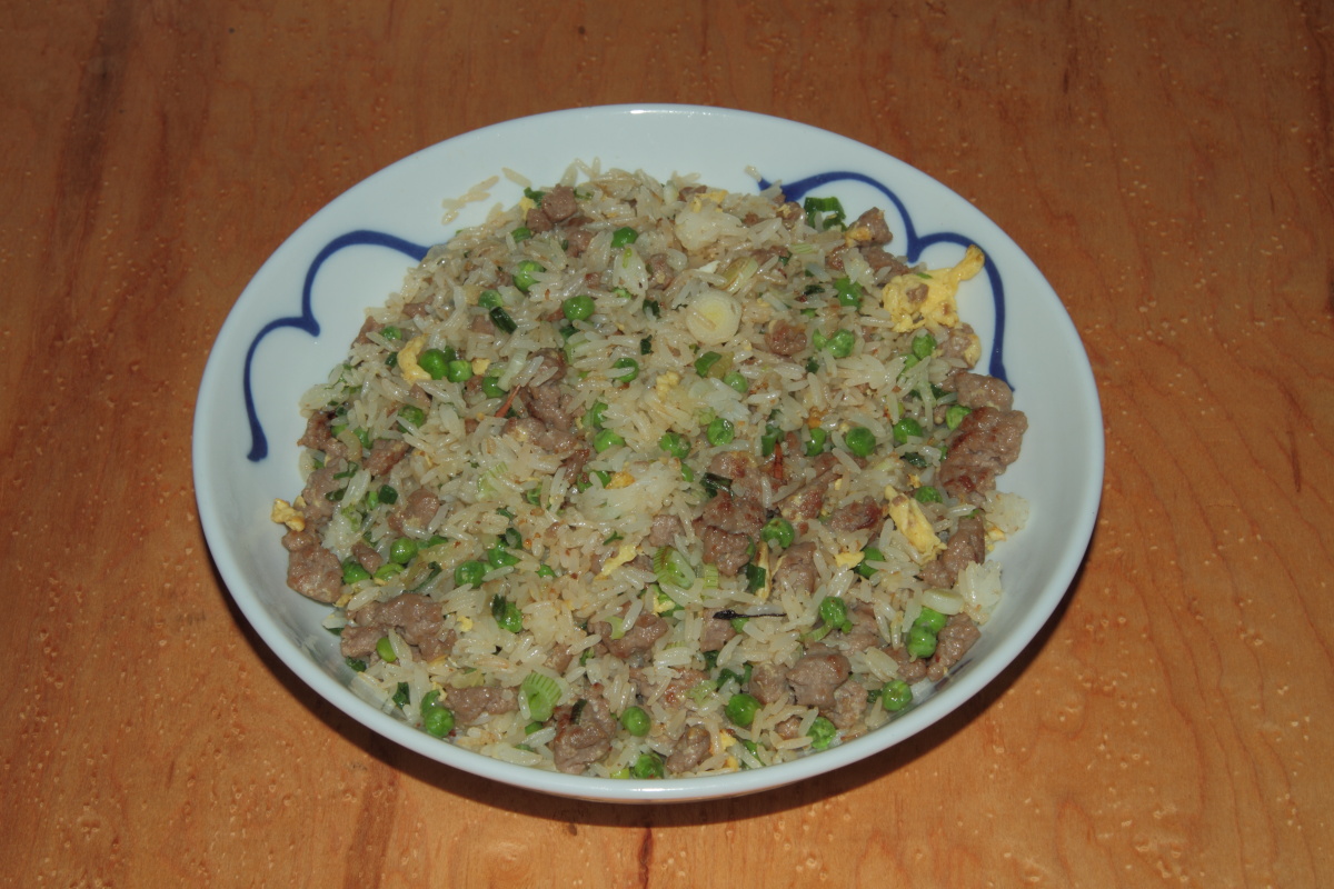 eat, drink, men, women 飲食男女: minced beef fried rice 生炒牛肉飯