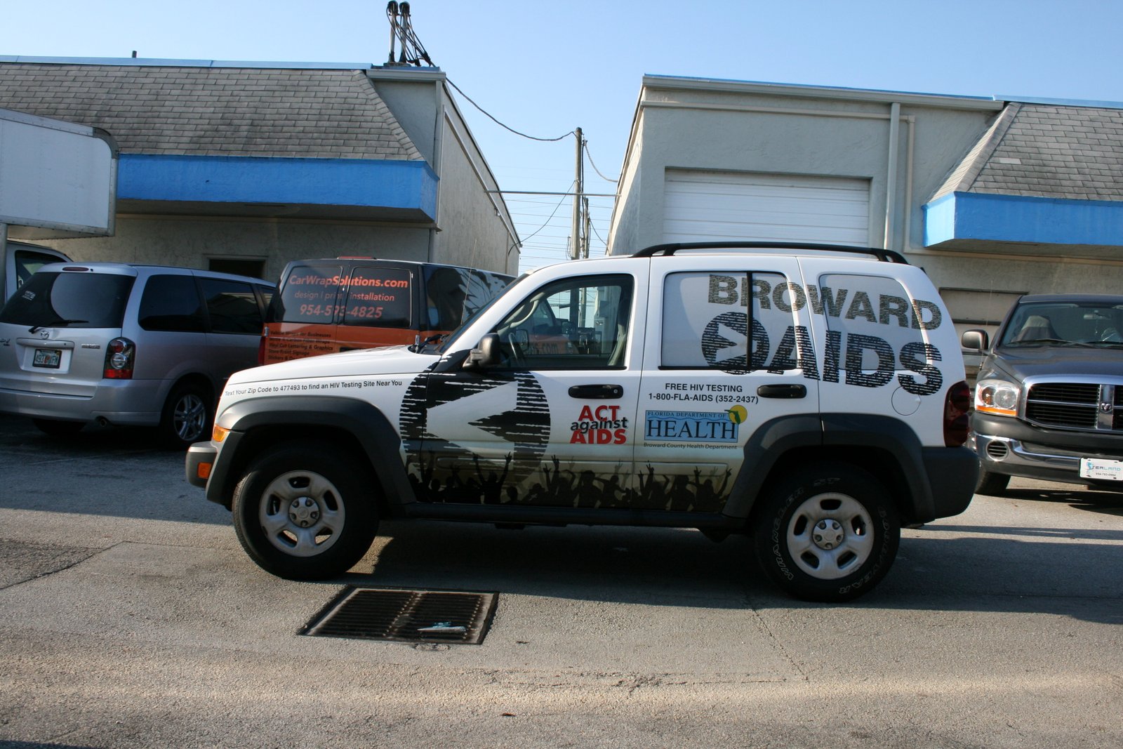 Elton John Aids Foundation Jeep Liberty Car Wrap Fort Lauderdale by 3M
