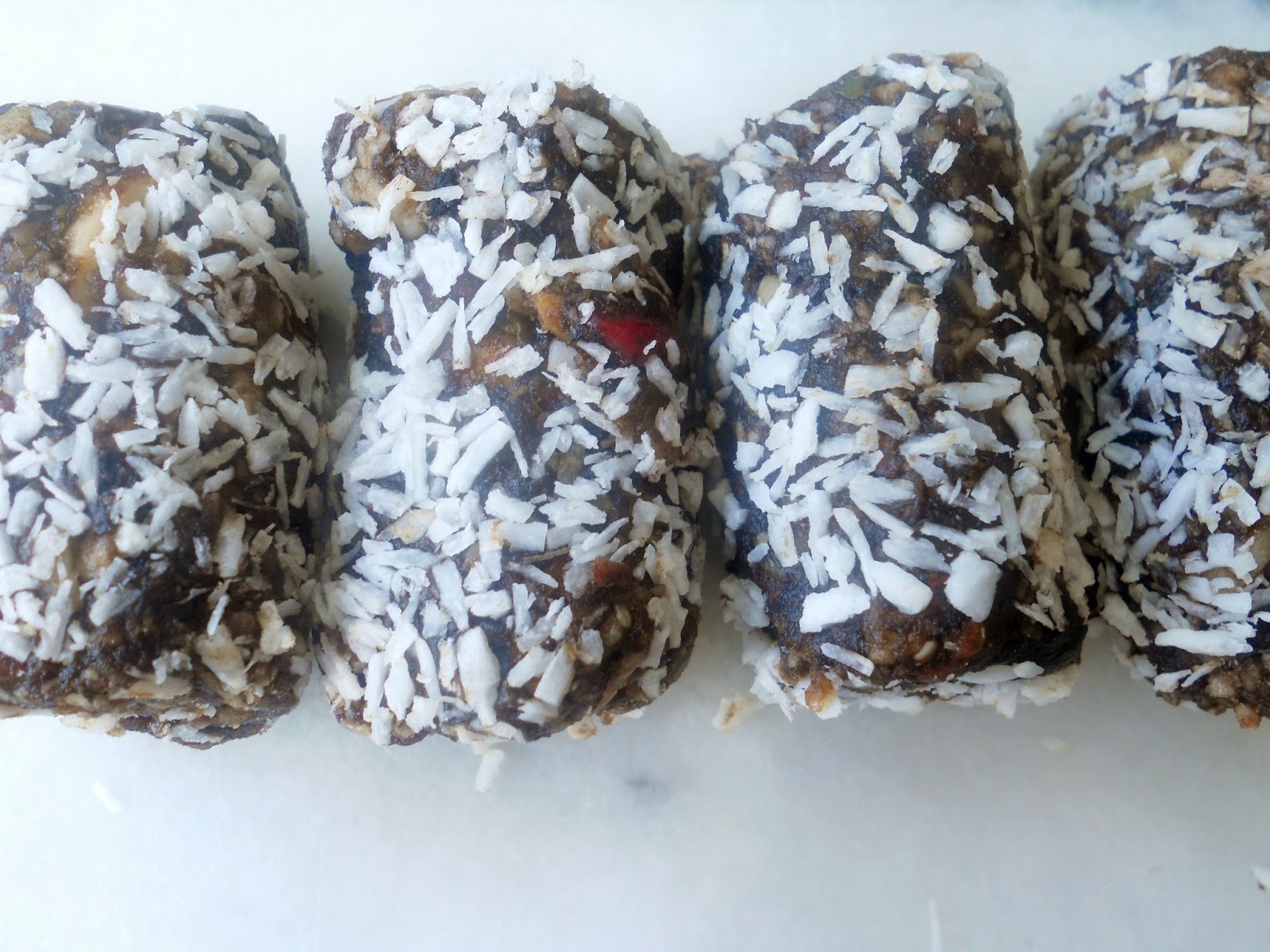 Date and Nut Logsvegan sweets free from added sugar
