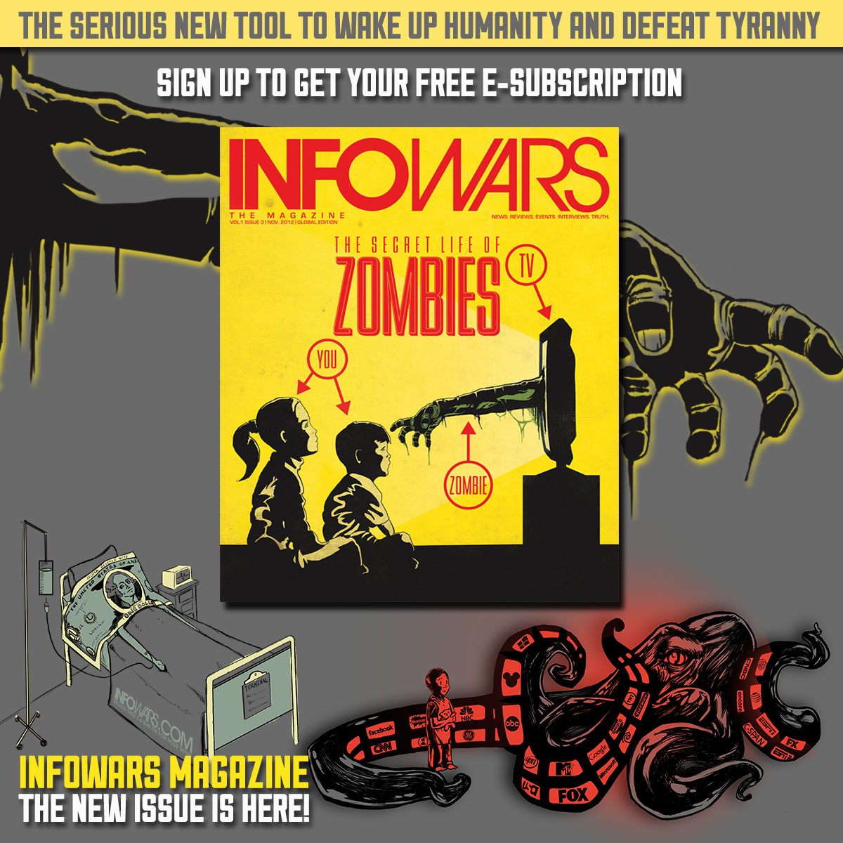 Infowars Magazine The Secret Life of Zombies
