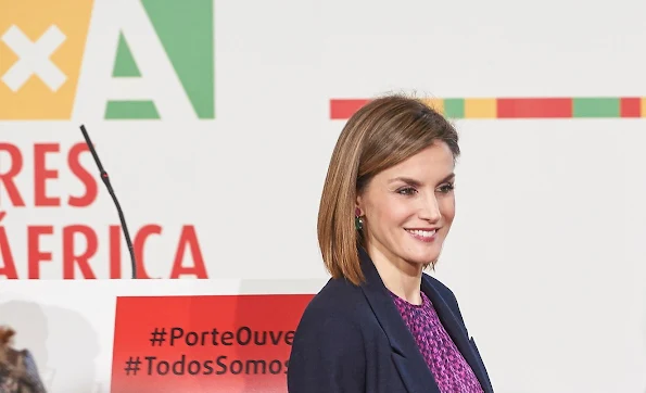 Queen Letizia of Spain attends a meeting with 'Mujeres Por Africa' foundation (Women for Africa) at the Cecilio Rodriguez Garden