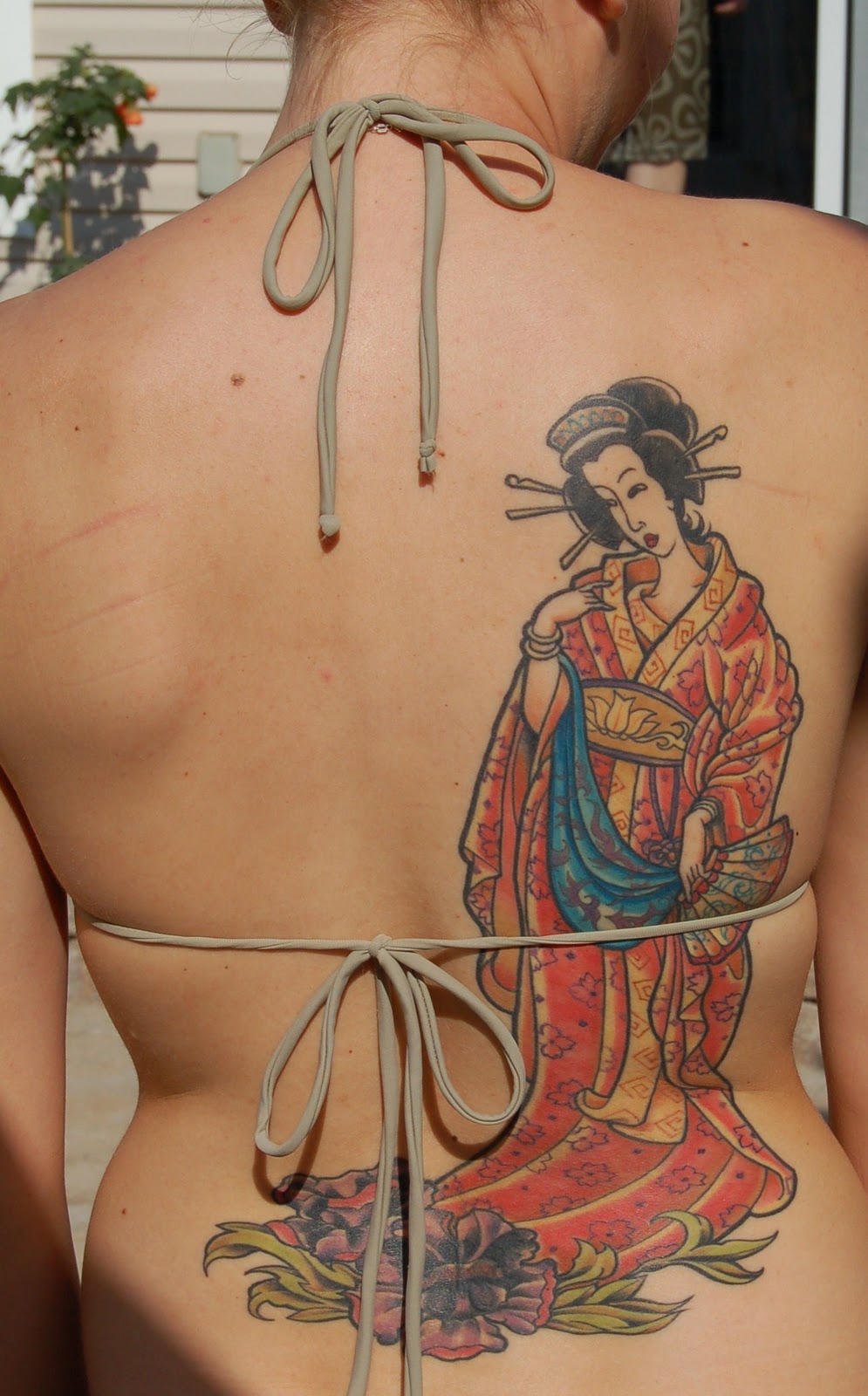 Indian Tattoo: Torn Patchwork Tattoo Art