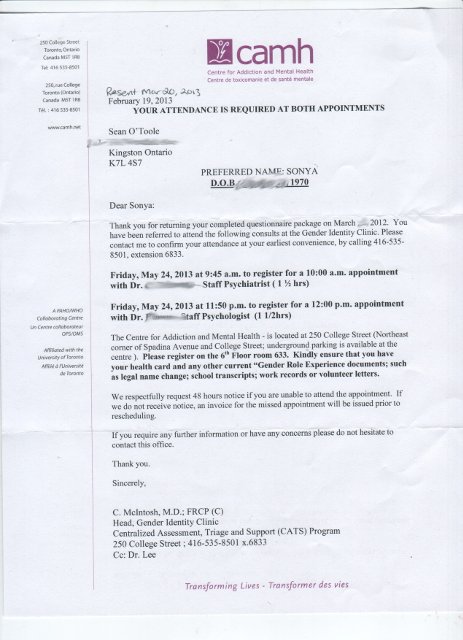 Coming Out Trans Letter Template Coming Out Trans Letter Template
