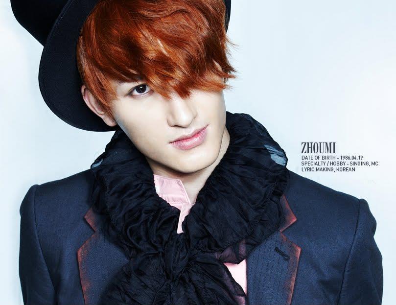 Japanese Hair Style For Men Copper Red Hair With Wavy Side Swept