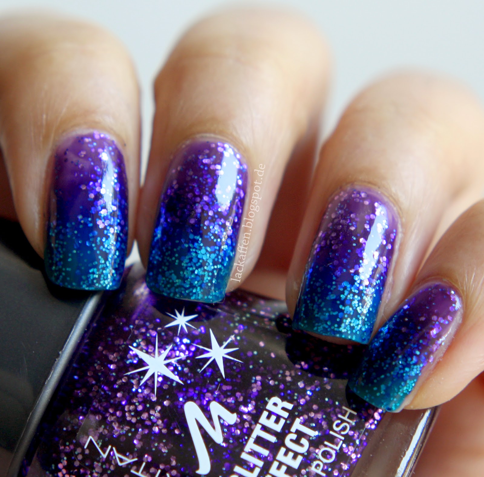 Manhattan Cosmetics - Laguna Love & Violet Volcano (Gradient)