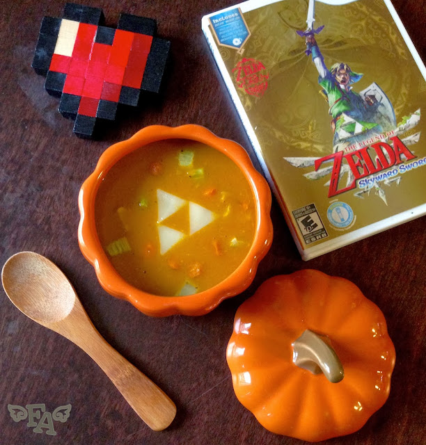 FictionFood Café Pumpkin Soup from "The Legend of Zelda Skyward Sword"
