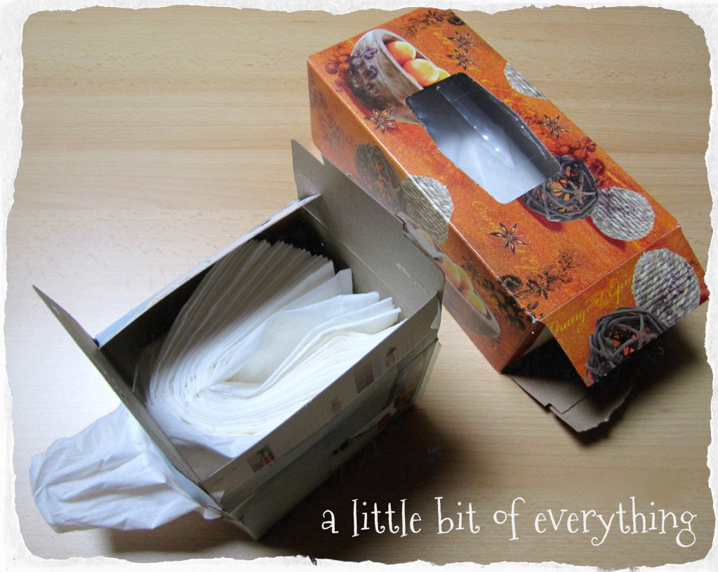 a little bit of everything Helpful Hints Tissue Box Refill