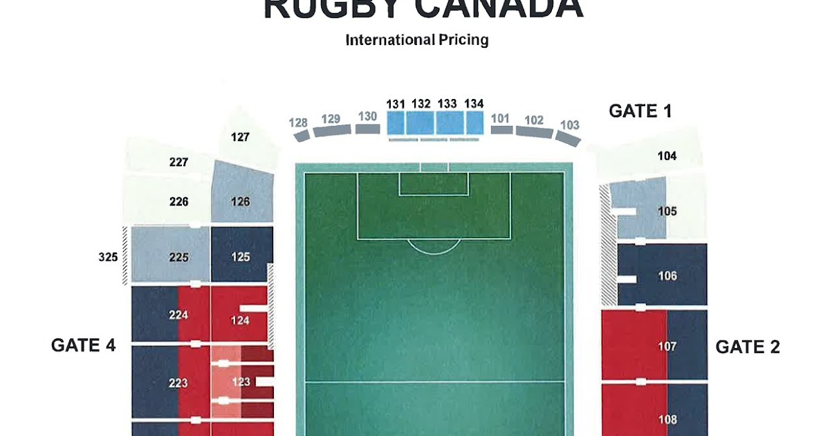 Bmo Field Detailed Seating Chart