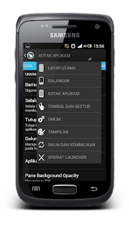 mzteguh galaxy w launcher Xperia