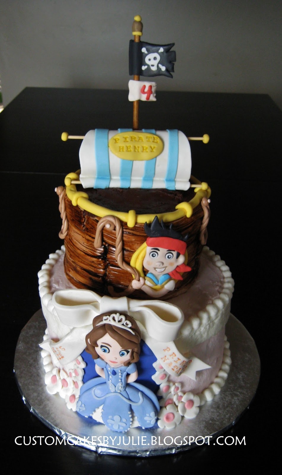 Custom Cakes by Julie: Pirate Princess Cake - Jake and the ...