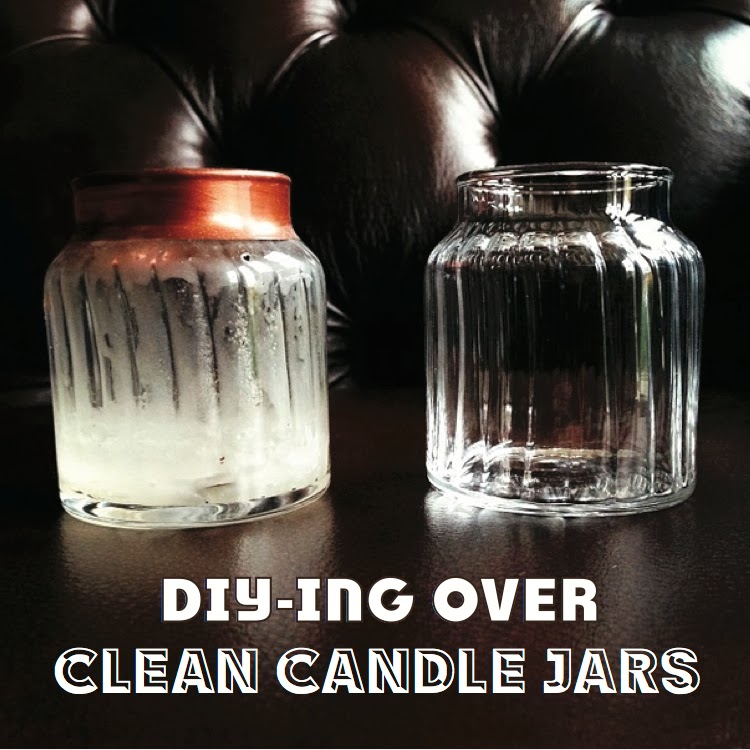 Rachel Metz DIYing over Clean Candle Jars