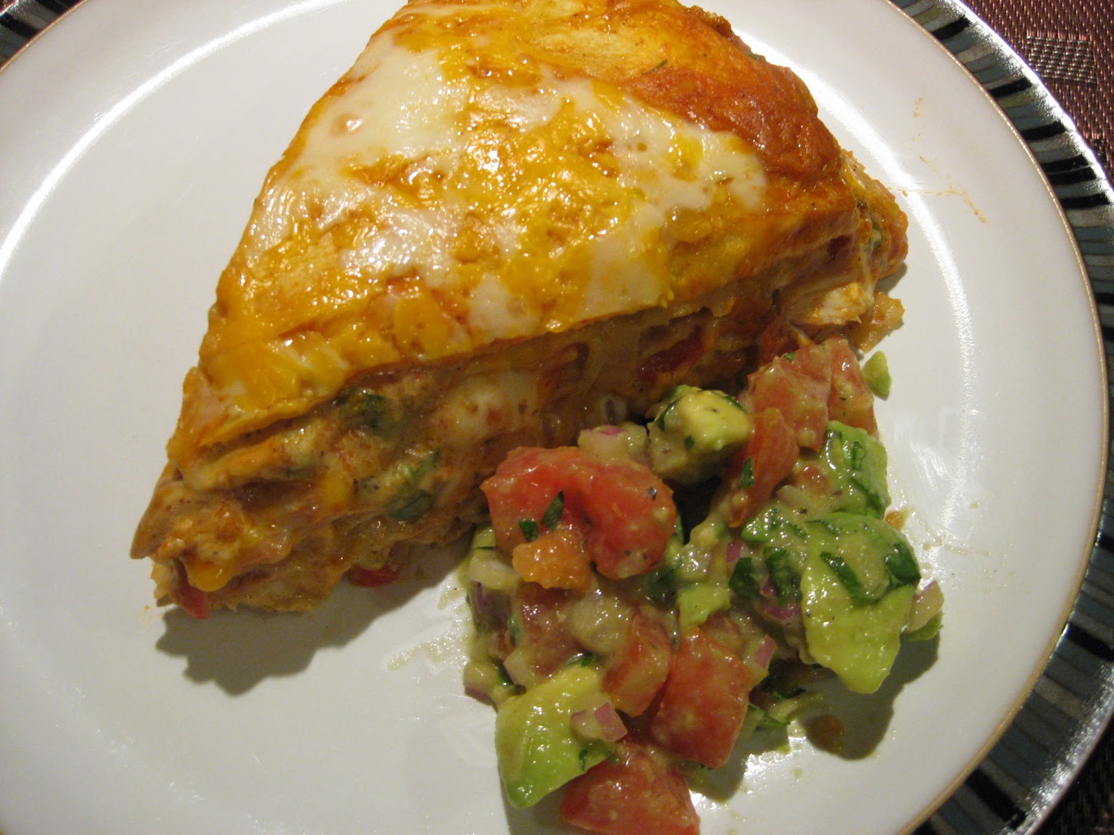 Just Messin' Around Chicken Tortilla Pie