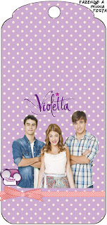 Violetta: invitaciones y tarjetería para imprimir gratis. 