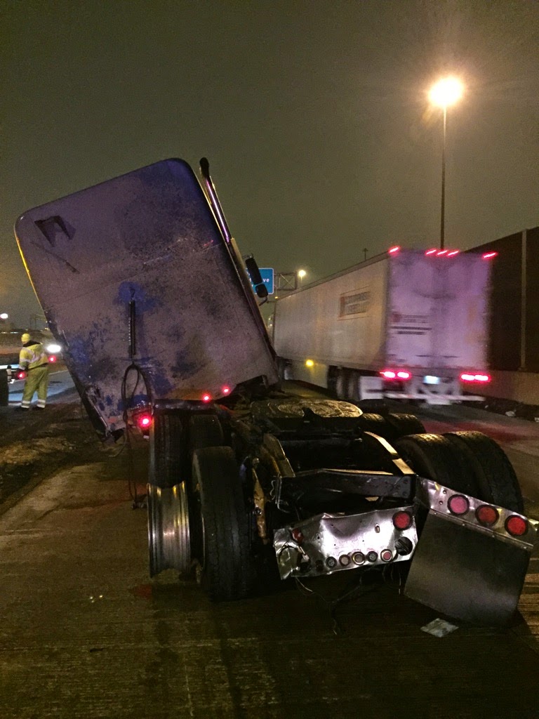 MEC&F Expert Engineers 2 SEMIS COLLIDE CAUSING A FIRE FROM A FUEL TANK RUPTURE IN I80 IN INDIANA