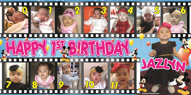 Design Banner Birthday, hari lahir
