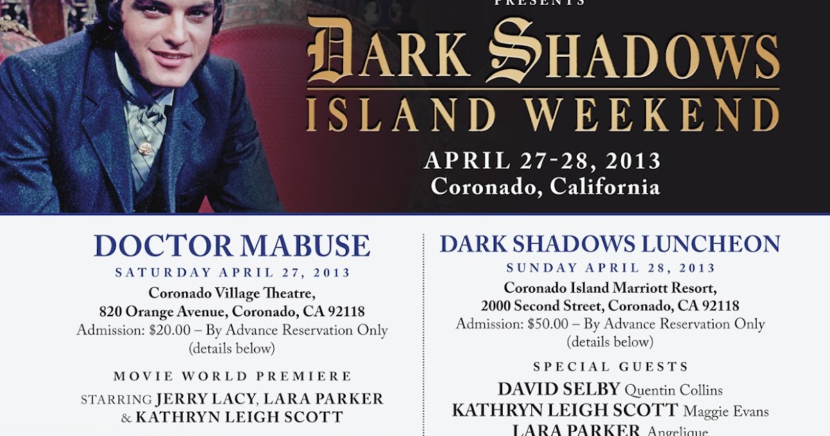 Dark Shadows News Page April California Shadows Events Announced