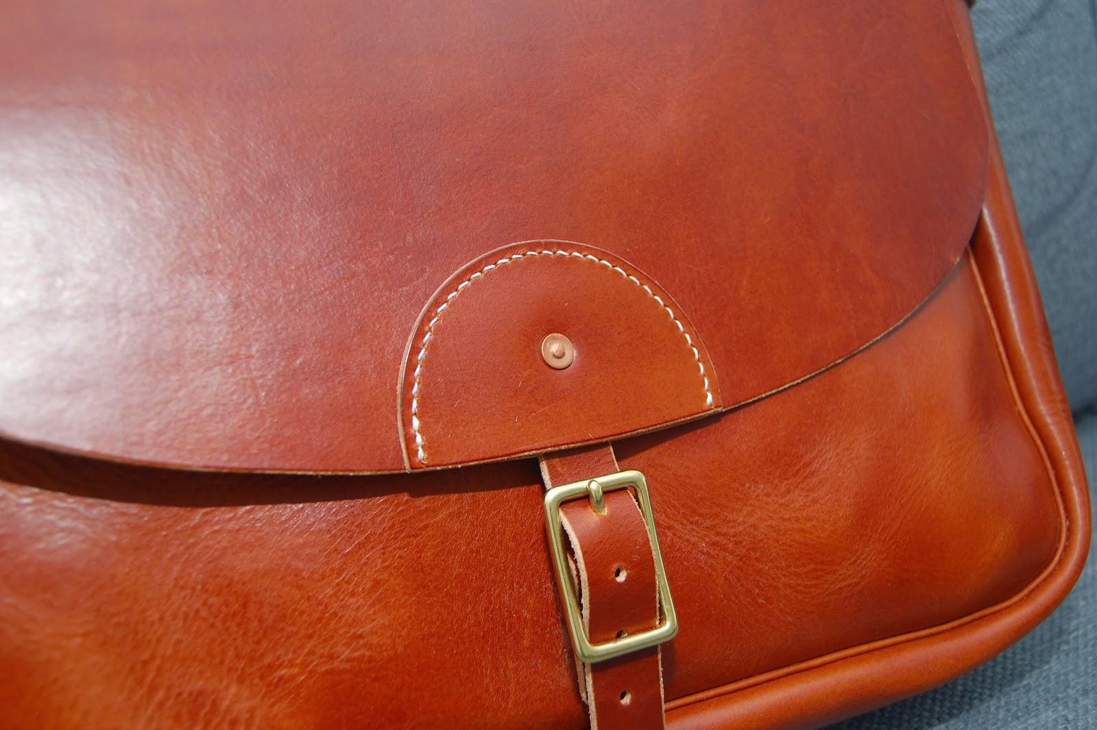 Andersen leather U.S mail bag