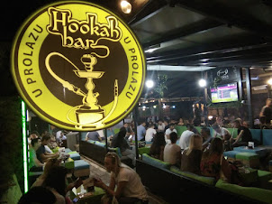 House-Full Hookah restaurants in Sarajevo Old Town.