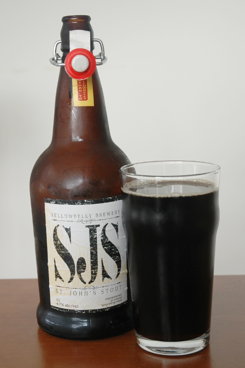 The Ontario Beer Widow Yellow Belly Brewery's St. John's Stout