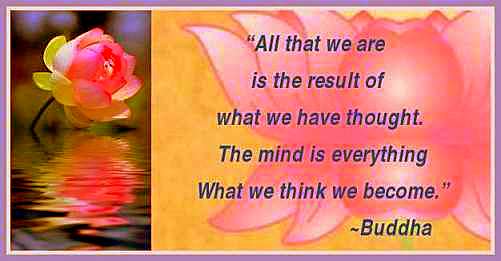 Buddha on thoughts and the mind