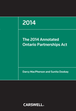 The Annotated Partnership Act