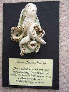 Ollie the Octopus brooch