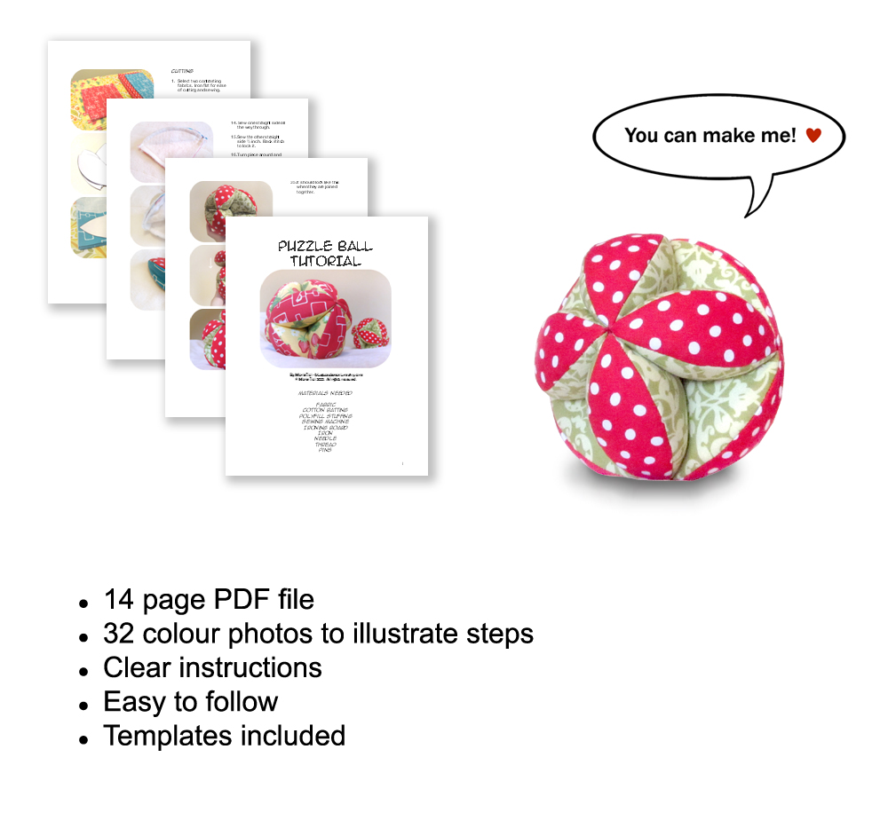 Make Your Own Puzzle Ball Behind