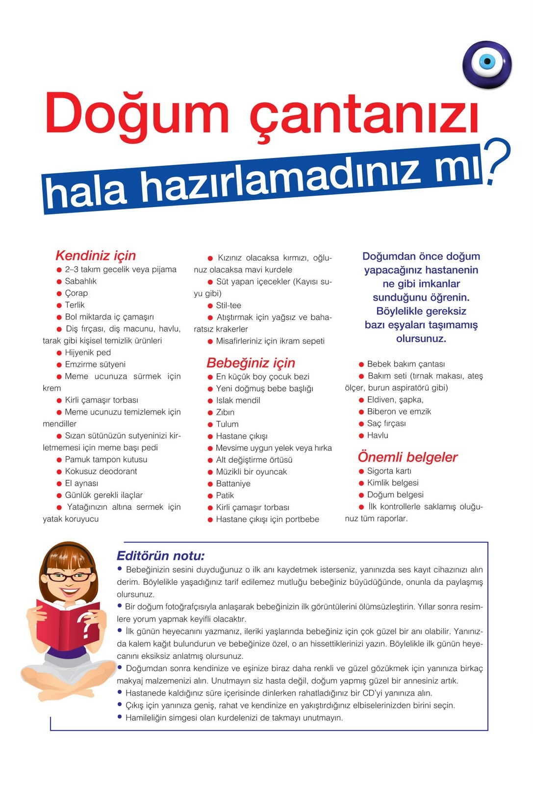 Hastane Cantasi Ne Zaman Hazirlanmali Icinde Neler Olmali Babies And Shop Gizem Kosoglu Yilmaz