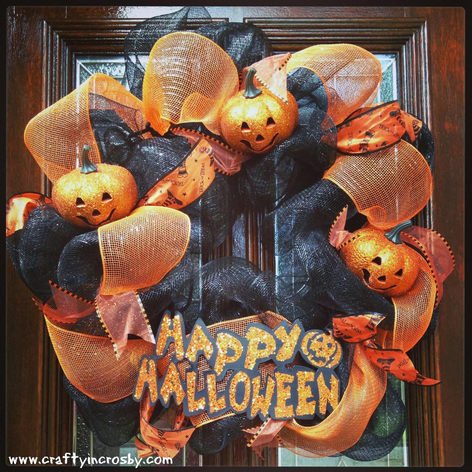 dollar tree pumpkins happy halloween diy crafty in crosby