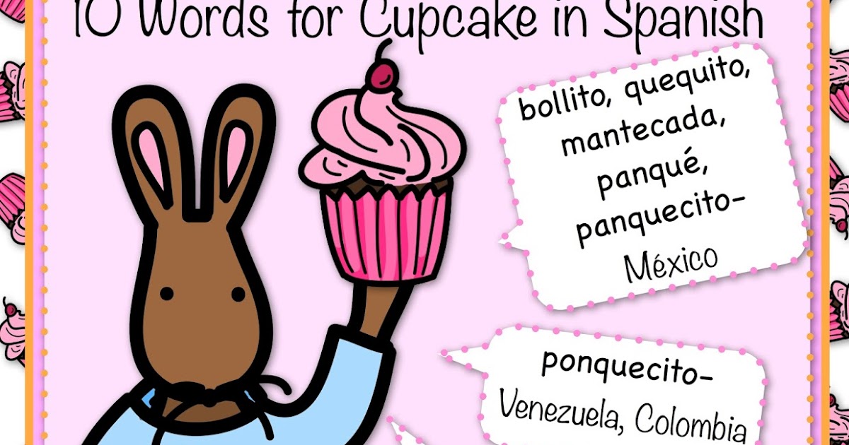 10 Words for Cupcake in Spanish Mundo de Pepita