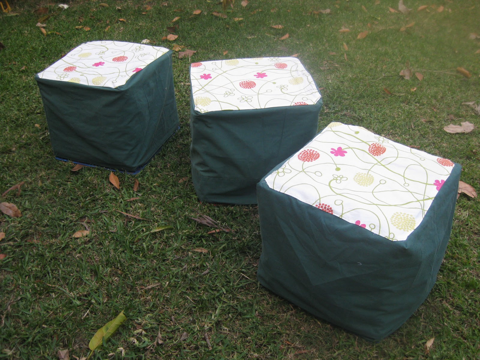 Easy to make fabric covers for milk crates!