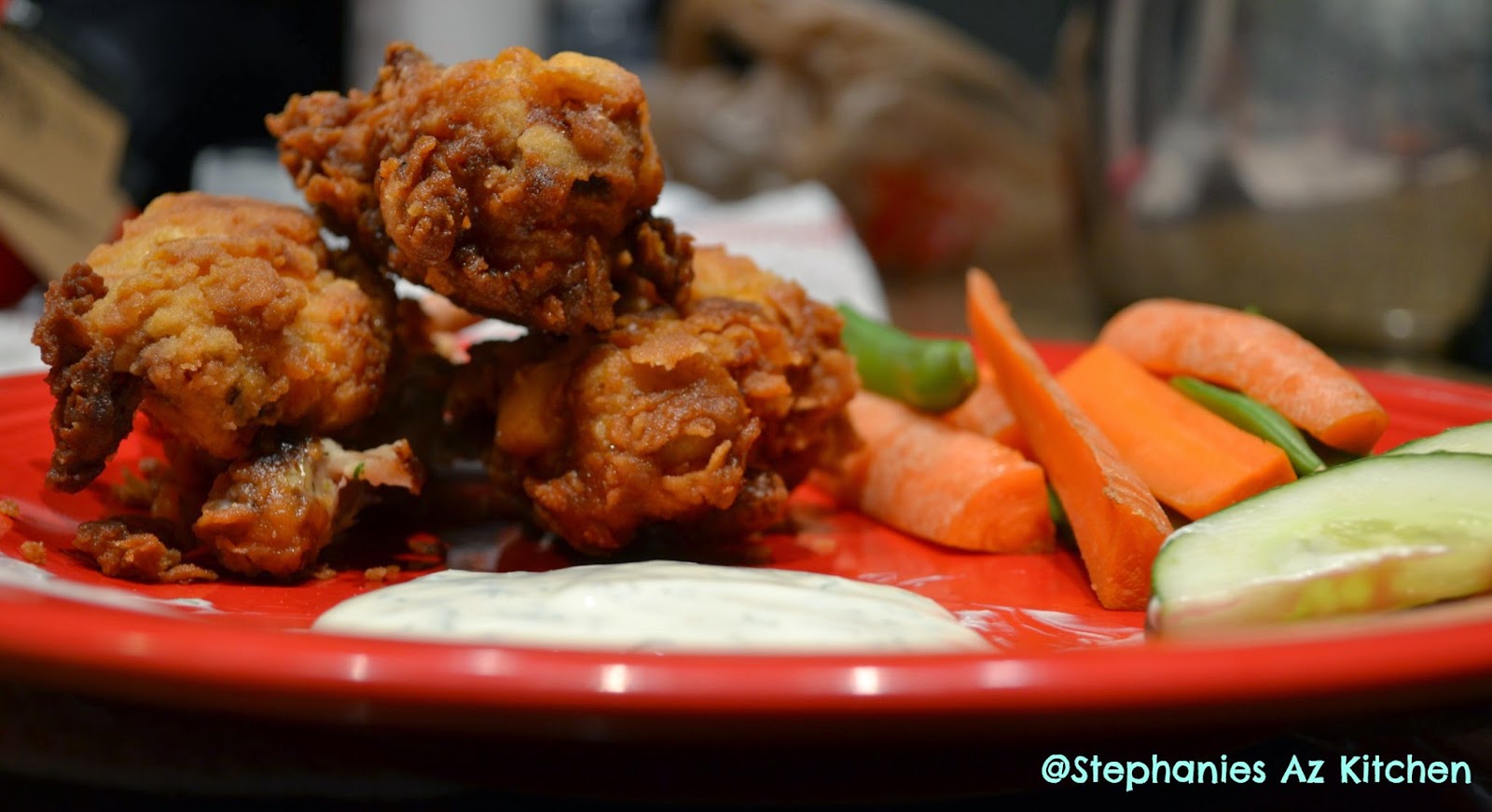 HealthyEatsGirl Buttermilk Fried Chicken Wings