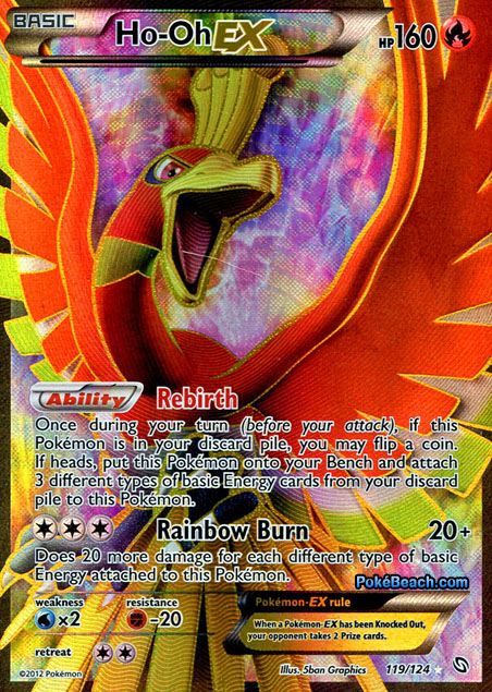 Ho-Oh EX - BW Dragons Exalted  Pokémon Trading Card Game Amino