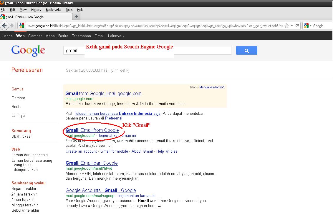 Cara Membuat Gmail | OneWay Computer