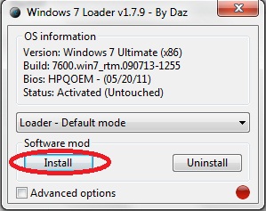 Windows 7 Loader 2.0.9 (32 64 Bit) By 25