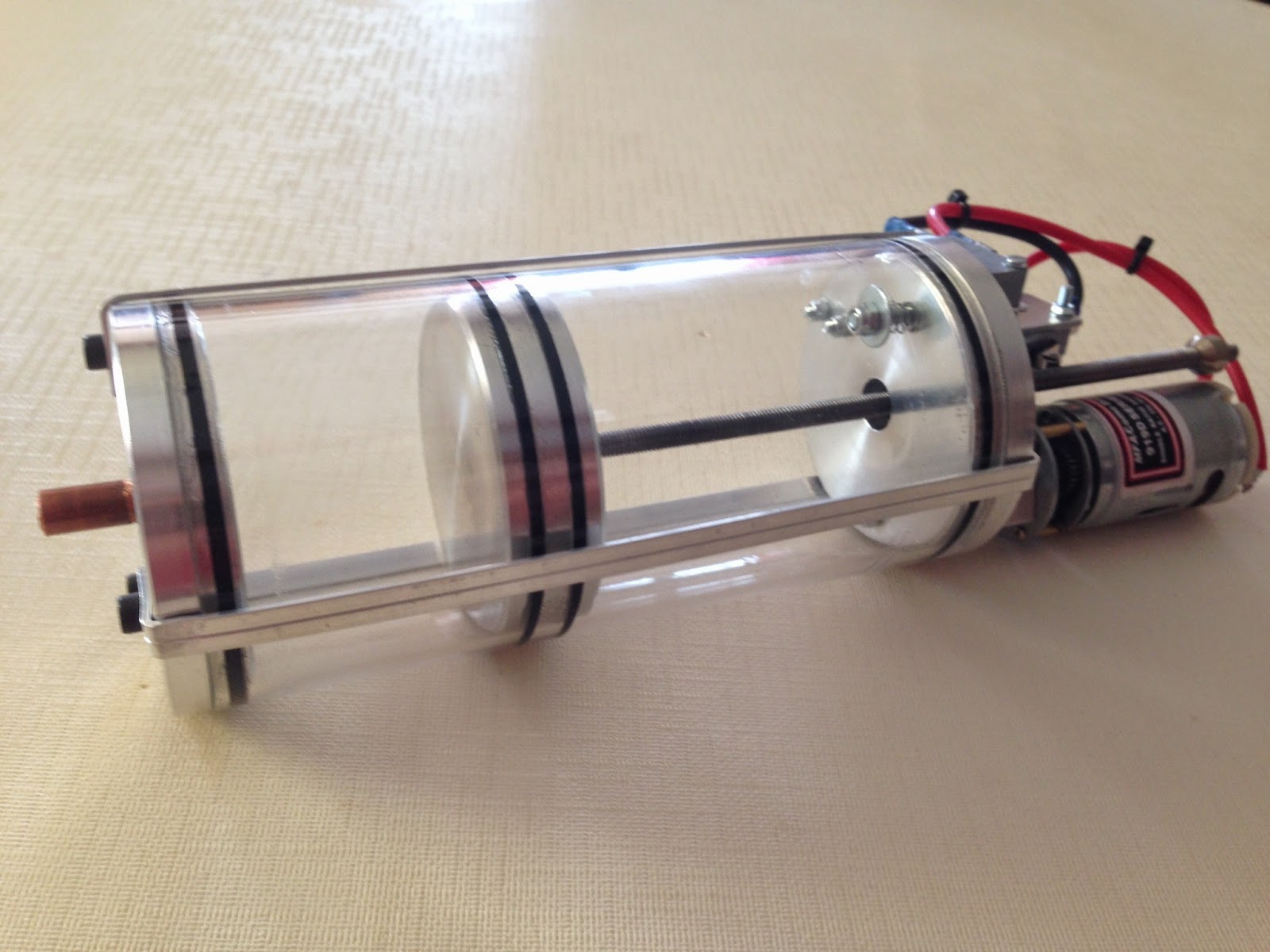 Ballast pour sousmarin RC Ballast à piston motorisé