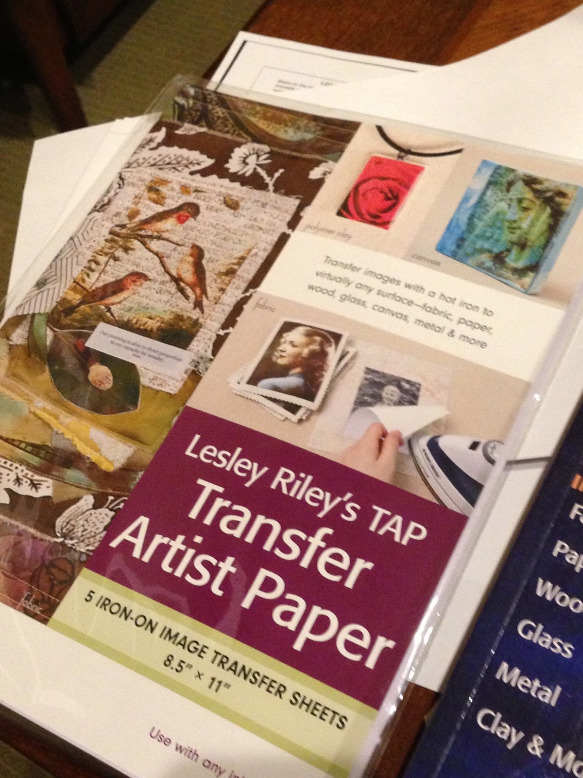 The Clothesline Some Fabulous Artist Transfer Paper from Lesley Riley!