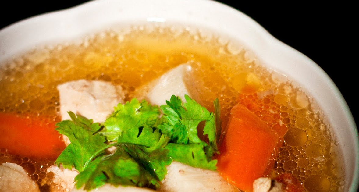 Weekend Huai Shan (Wild Yam) Chicken Soup