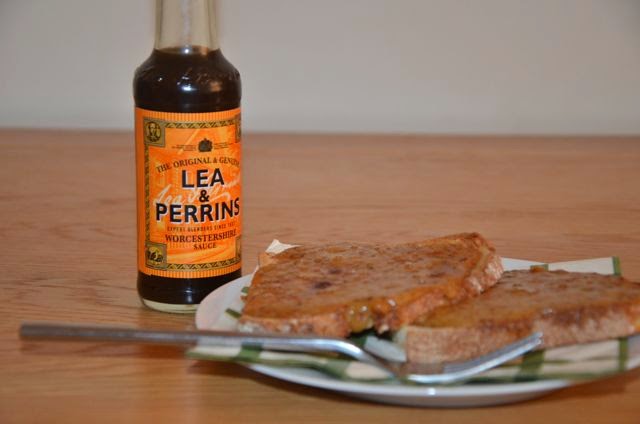 Cheese on Toast With Lea & Perrins Worcestershire Sauce